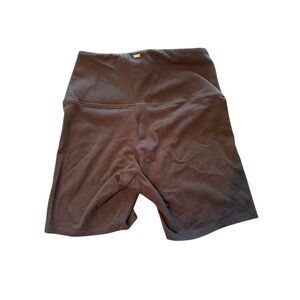 Pink by Victoria’s Secret High-Waist Biker Short in Black Sz Small cotton Yoga s